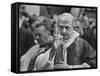 Pope Paul Vi, Officiating at Ash Wednesday Service in Santa Sabina Church-Carlo Bavagnoli-Framed Stretched Canvas