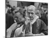 Pope Paul Vi, Officiating at Ash Wednesday Service in Santa Sabina Church-Carlo Bavagnoli-Mounted Photographic Print