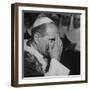 Pope Paul Vi, Officiating at Ash Wednesday Service in Santa Sabina Church-Carlo Bavagnoli-Framed Photographic Print