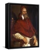 Pope Pius Iv, 1586-1600-Bartolomeo Passarotti-Framed Stretched Canvas