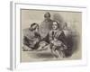 Pope Pius the Ninth, Cardinal Gizzi, and the Bishop of Imola-null-Framed Giclee Print