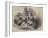 Pope Pius the Ninth, Cardinal Gizzi, and the Bishop of Imola-null-Framed Giclee Print