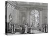 Pope Pius Vi Welcomes Princesses Who Were King Louis XVI of France's Aunts, Italy-null-Stretched Canvas