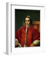 Pope Pius VII (1742-1823)-Jacques-Louis David-Framed Giclee Print