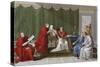 Pope Pius VII Delivering Agreement Reached Between Holy See and French Government-null-Stretched Canvas