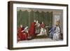 Pope Pius VII Delivering Agreement Reached Between Holy See and French Government-null-Framed Giclee Print