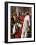 Pope Pius Vii, Prisoner at the Castle of Fontainebleau, Consented to Sign, on 25/01/1813, the Conco-Tancredi Scarpelli-Framed Giclee Print