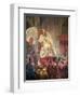 Pope Pius VIII in St. Peter's on the Sedia Gestatoria-Horace Vernet-Framed Giclee Print