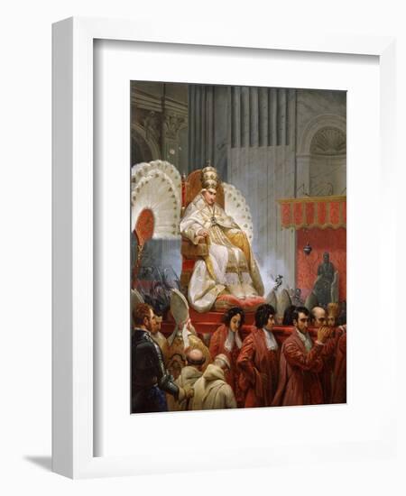 Pope Pius VIII-Horace Vernet-Framed Giclee Print