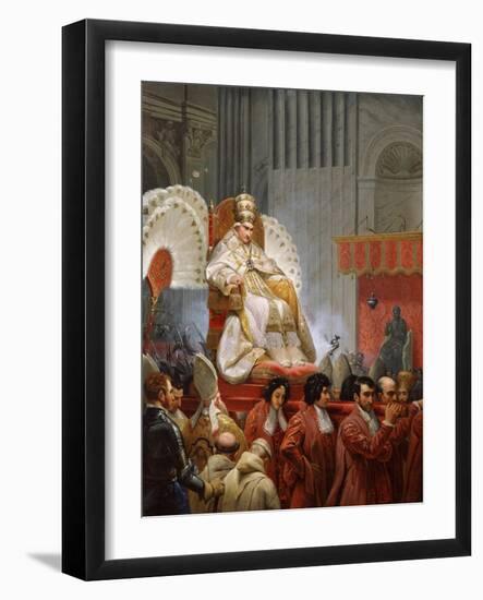 Pope Pius VIII-Horace Vernet-Framed Giclee Print