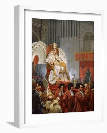 Pope Pius VIII-Horace Vernet-Framed Giclee Print
