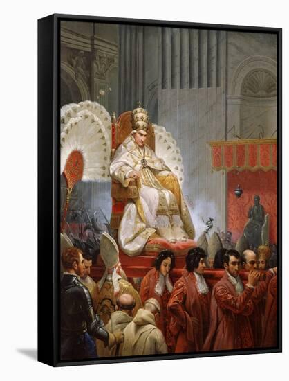 Pope Pius VIII-Horace Vernet-Framed Stretched Canvas