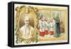 Pope Pius X Teaching Plainsong When Bishop of Mantua, 19th Century-null-Framed Stretched Canvas