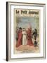 Pope Pius X Watching the Airplane of Andre Beaumont Flying over Rome from the Vatican Terrace-French School-Framed Giclee Print