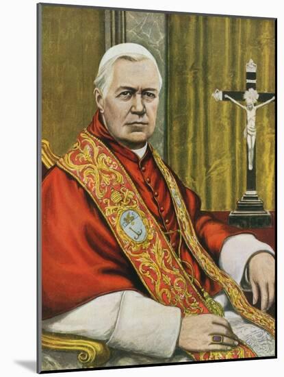 Pope Pius X-Tancredi Scarpelli-Mounted Giclee Print