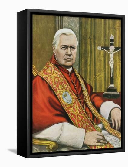 Pope Pius X-Tancredi Scarpelli-Framed Stretched Canvas