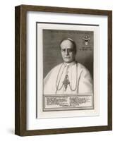 Pope Pius XI-Rene Godard-Framed Art Print