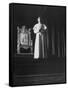 Pope Pius Xii Speaking at the Press Conference-null-Framed Stretched Canvas