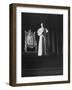 Pope Pius Xii Speaking at the Press Conference-null-Framed Photographic Print