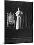 Pope Pius Xii Speaking at the Press Conference-null-Mounted Photographic Print