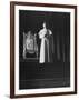 Pope Pius Xii Speaking at the Press Conference-null-Framed Photographic Print