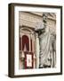 Pope's Balcony and Statue of St. Peter Outside St Peter's Basilica, Vatican, Rome, Lazio-Godong-Framed Photographic Print