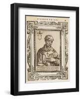 Pope Sisinnius-null-Framed Art Print