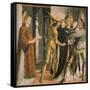 Pope Sixtus II Taking Leave from Saint Lawrence, Circa 1465-Michael Pacher-Framed Stretched Canvas