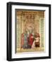 Pope Sixtus IV Installs Bartolommeo Platina as Director of the Vatican Library, C. 1477-Melozzo Da Forli-Framed Giclee Print