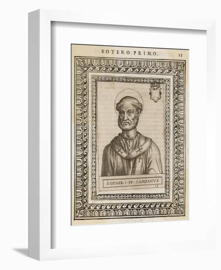 Pope Soterus-null-Framed Art Print