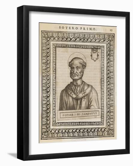 Pope Soterus-null-Framed Art Print