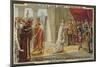 Pope Stephen II Asking Pepin the Short for His Help Against the Lombards-null-Mounted Giclee Print