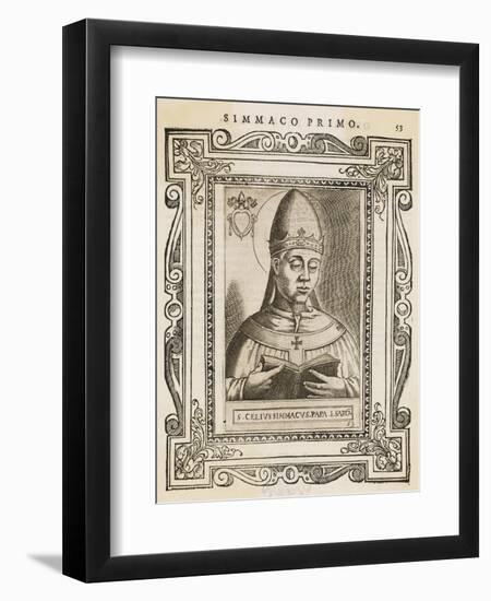 Pope Symmachus-null-Framed Art Print