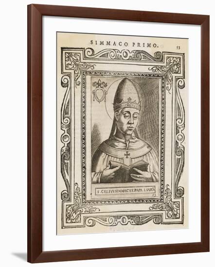 Pope Symmachus-null-Framed Art Print