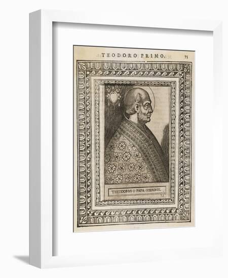 Pope Theodorus I-null-Framed Art Print