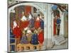 Pope Urban II Announcing First Crusade, 1095, Miniature Taken from This History of Crusades-null-Mounted Giclee Print