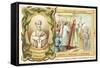 Pope Urban II Preaching the First Crusade, 1095-null-Framed Stretched Canvas