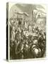 Pope Urban II Preaching the First Crusade in the Market-Place of Clermont-null-Stretched Canvas