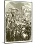 Pope Urban II Preaching the First Crusade in the Market-Place of Clermont-null-Mounted Giclee Print