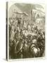 Pope Urban II Preaching the First Crusade in the Market-Place of Clermont-null-Stretched Canvas