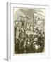 Pope Urban II Preaching the First Crusade in the Market-Place of Clermont-null-Framed Giclee Print