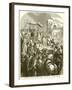 Pope Urban II Preaching the First Crusade in the Market-Place of Clermont-null-Framed Giclee Print