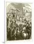 Pope Urban II Preaching the First Crusade in the Market-Place of Clermont-null-Framed Giclee Print