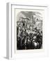 Pope Urban Ii. Preaching the First Crusade in the Market Place of Clermont-null-Framed Giclee Print