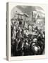 Pope Urban Ii. Preaching the First Crusade in the Market Place of Clermont-null-Stretched Canvas