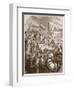 Pope Urban Ii Preaching the First Crusade in the Marketplace of Clermont, 1096-English School-Framed Giclee Print