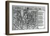 Pope Urban II Presiding over the Council of Clermont in 1095-null-Framed Giclee Print