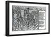 Pope Urban II Presiding over the Council of Clermont in 1095-null-Framed Giclee Print