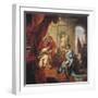 Pope Urban VIII Receiving the Principality of Palestrina from the Hands of Francesco Colonna-null-Framed Giclee Print