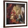 Pope Urban VIII Receiving the Principality of Palestrina from the Hands of Francesco Colonna-null-Framed Giclee Print